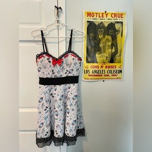 Sourpuss Clothing 50s themed dress size medium, worn once